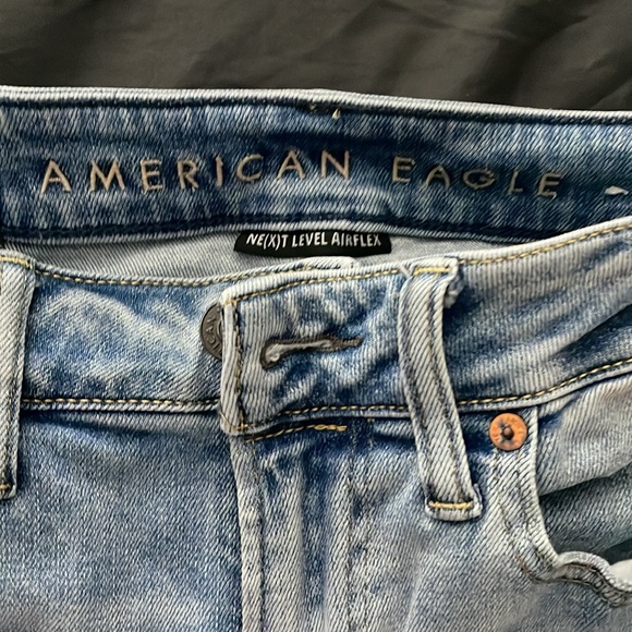 American Eagle Skinny Denim Distressed Jeans - Picture 2 of 3